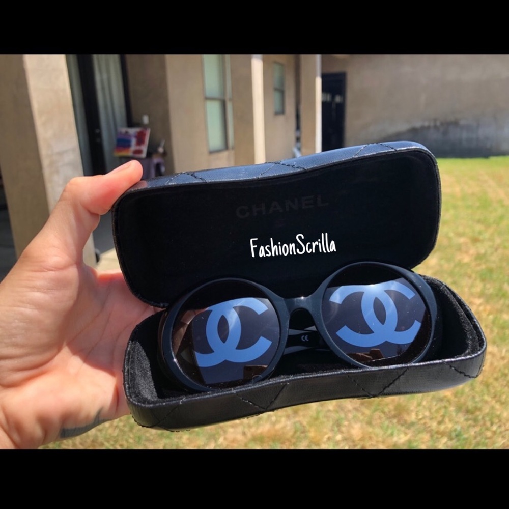 CHANEL 1993 Runway CC Logo round lens sunnies - Picture 6 of 17
